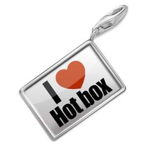 com FotoCharms I Love hot box   Charm with Lobster Clasp For Charms 