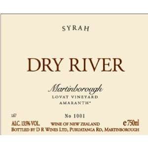  2004 Dry River Lovat Syrah 750ml Grocery & Gourmet Food