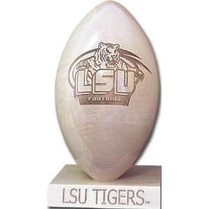  LSU Tigers 5/8 Scale Laser Engraved Wood Football Sports 