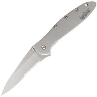 Kershaw Ken Onion Leek Pocket Clip Knife model 1660ST Serrated Edge 