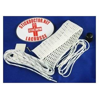  Stick Doctor Lacrosse Mesh Stringing Kit   USA (Navy/Red 