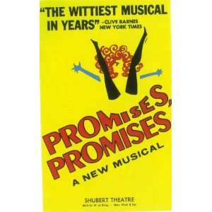 Promises, Promises Poster (Broadway) (11 x 17 Inches   28cm x 44cm 