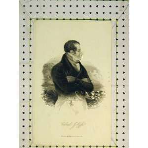   1828 Antique Portrait Colonel Jolliffe Percy Roberts