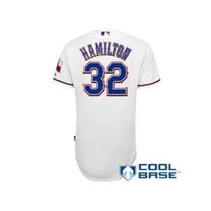  Texas Rangers Authentic Josh Hamilton Home Cool Base 