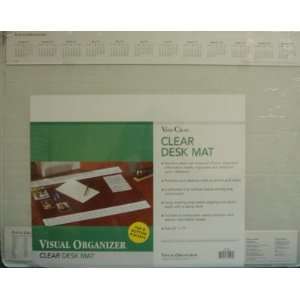  VC3531 Visual Organizer Visu Clear Clear Desk Mat 19 x 24 