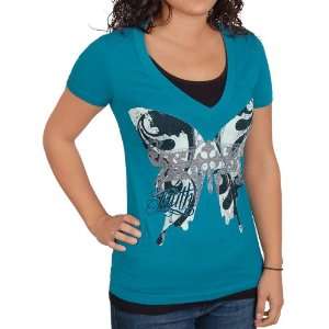 Truth Soul Armor Blue Medium Spring Butterfly Jrs Short Sleeve T Shirt