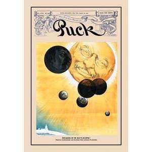  Vintage Art Puck Magazine Speaking of Todays Eclipse 