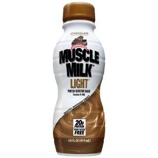 CytoSport Muscle Milk Light, Ready to Drink Shake, Chocolate, 14 Ounce 