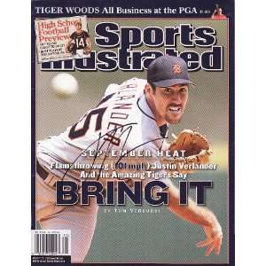  Justin Verlander signed autographed issue of Sports 