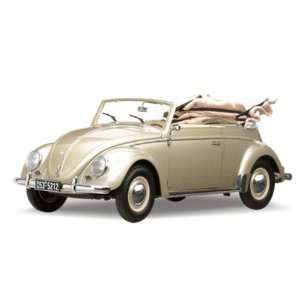  1953 Volkswagen Beetle Kafer Cabriolet Metallic Beige 1/12 