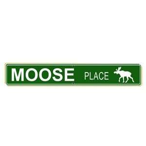  Moose Place Street Sign Patio, Lawn & Garden
