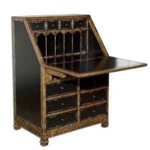  Karno Distressed Flip Top Desk Furniture & Decor