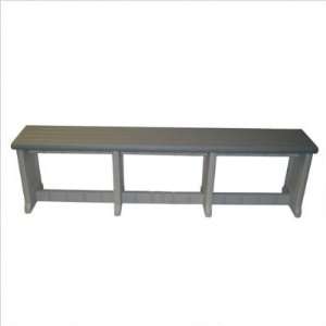   Leisure Accents 91321107 74 W Patio Bench Color Gray Toys & Games
