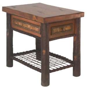  Old Hickory Woodland End Table w/Drawer