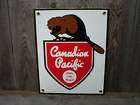 CANADIAN PACIFIC PORCELAIN COATED RAILROAD SIGN C