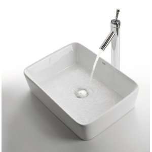  Kraus C KCV 121 1000CH Ceramic Vessel Style Bathroom Sink 
