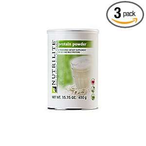 PACK NUTRILITE Protein Powder 15.75 oz. Can   Leaner than meat, good 