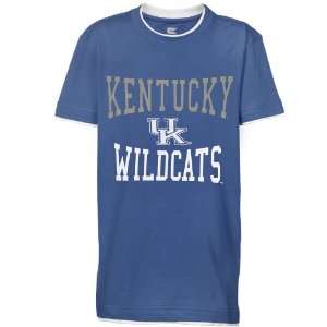  Kentucky Wildcats Youth Royal Blue Double Layer T shirt 