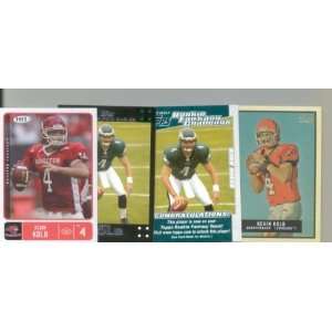 Different Kevin Kolb cards/lot 07(RC)s 09s Philadelphia Eagles