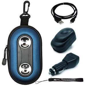 Blue Color Portable Case with built in Speakers for Huawei Ascend G300 