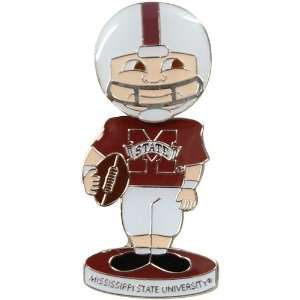 NCAA Mississippi State Bulldogs Bobblehead Football Player Pin  