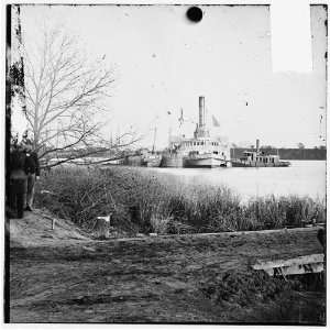 Jones Landing,Virginia (vicinity). Mail boat,CITY OF HUDSON on James 