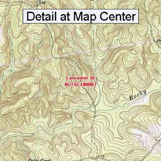  USGS Topographic Quadrangle Map   Lancaster SE, South 