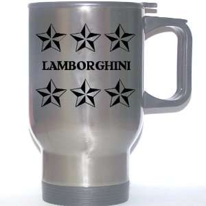     LAMBORGHINI Stainless Steel Mug (black design) 