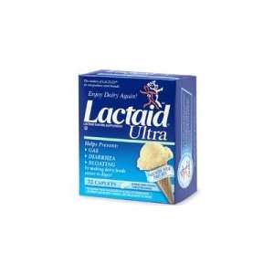  Lactaid Ultra Lactase Enzyme Supplement, Caplets, Single 