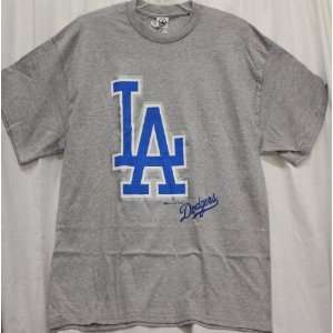  Los Angeles Dodgers T Shirt LA Logo T Shirt (X LARGE 