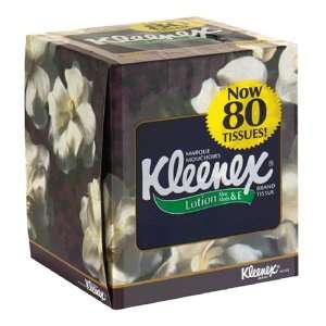  Kleenex Facial Tissue With Lotion, Upright (80 Tissues 