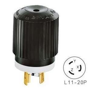  Bryant 71120np Techspec® Plug, L11 20, 20a, 3ph 250v Ac 