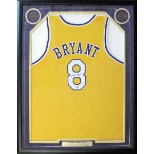  Autographed Kobe Bryant Uniform   Framed Swingman PSA DNA 