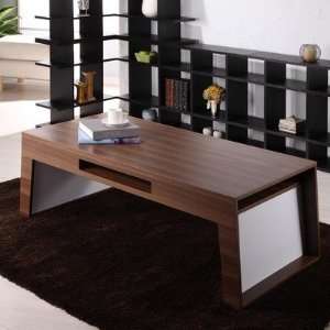  Kodie Coffee Table in Oak and White Furniture & Decor