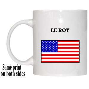  US Flag   Le Roy, New York (NY) Mug 