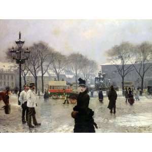     32 x 24 inches   A Winters Day on Kongens Ny