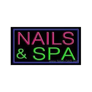 Nails Spa Outdoor Neon Sign 20 x 37