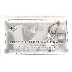  2000 SP Top Prospects Basketball Hobby Box Sports 