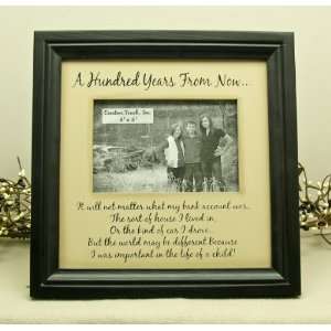  Primitive Decor Frame with Wood Matte   A Hundred Years 