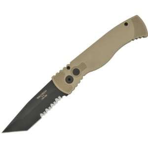  Protech TR 1.32 Push Button Open Serrated Tanto Tactical 