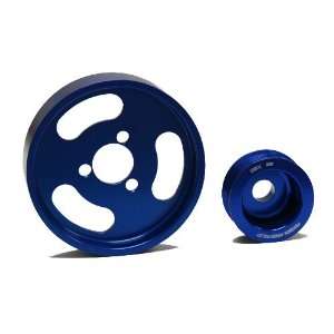  OBX Blue Overdrive Power Pulley Kit 02 04 Volkswagon Jetta 