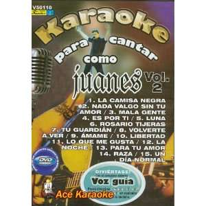  Karaoke Para Cantar Como Juanes Vol. 2 V50110 DVD Musical 