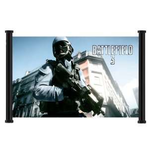  Battlefield 3 Game Fabric Wall Scroll Poster (28x16 