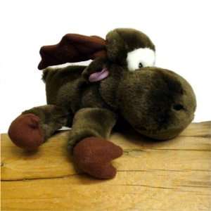    Mocha Moose Floppy Plush Stuffed Animal, 8 Long Toys & Games