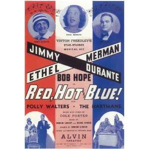  Red, Hot And Blue Poster (Broadway) (14 x 22 Inches   36cm 