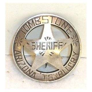 Sheriff Tombstone Arizona Obsolete Old West Police Badge