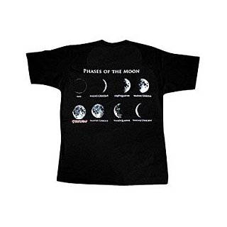 Phases Of The Moon Werewolf Humor Black T Shirt