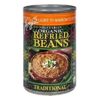   Sodium Organic Traditional Refried Beans, 15.4 Ounce Cans (Pack of 12