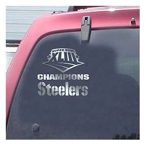  Steelers Super Bowl XLIII Champs Window Graphic