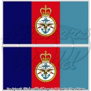 BRITISH MINISTRY of DEFENCE Flag Britain UK 4,3 (110mm) Vinyl Bumper 